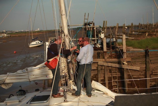 Bryan Prepares to go Aloft